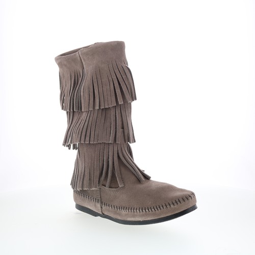 Minnetonka layer fringe boot - fringe,
