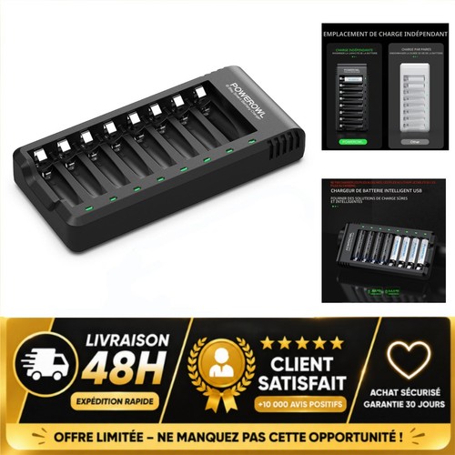 Powerowl chargeur piles - chargeur, de