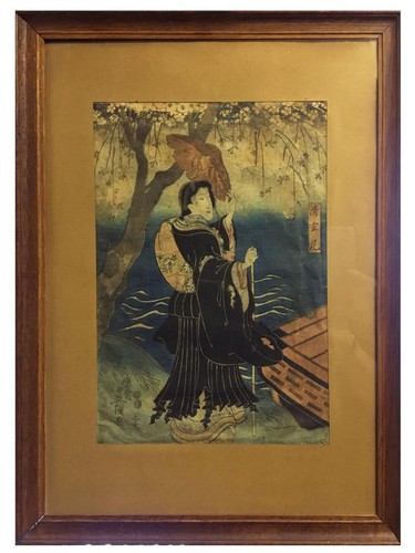 Estampe japonaise femme - femme, à