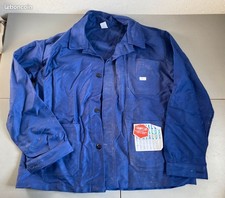 Ancienne veste bleu de travail