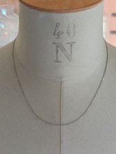 Collier Chaîne Argent Massif 925 - 1,6 g - 45 cm Bijoux Vintage