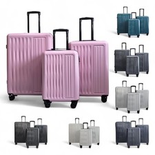 Valise Rigide ABS Ensemble De Bagages Valise À Coque Dure De Voyage À Main