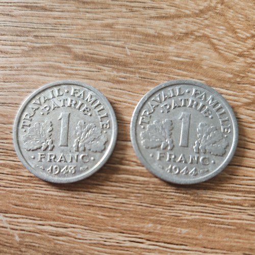 Pieces 1 franc - pieces,