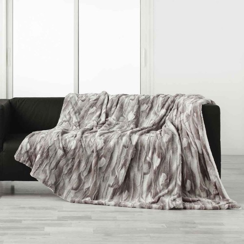 Plaid imitation fourrure - imitation,