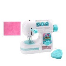Mini machine à coudre jouet DIY, simulation artisanale avec lumière pour