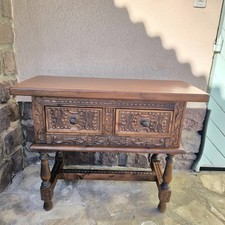 Console en bois massif