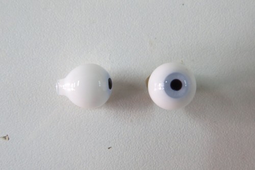 Yeux poupée ancienne bleu - poupée,