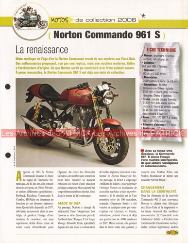 Norton commando 961 - commando, joe