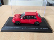 Lancia Delta HF Intégrale Evoluzione2 Red Jantes noires black  wheels 1/43 HPI