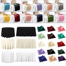 Nouveau Nappe Couverture Chemin De Table Coton Serviettes Décor De Mariage