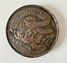 Rare et ancienne matrice à emboutir publicitaire Bonbons John Tavernier