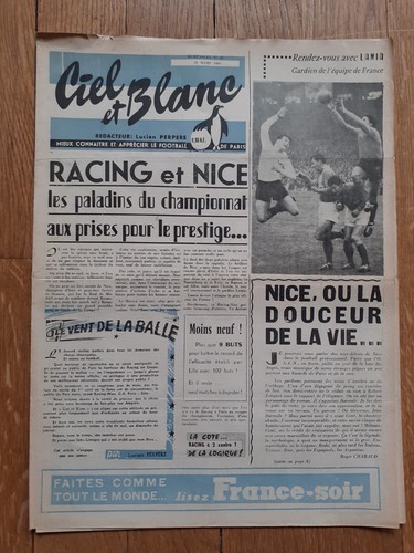 Programme racing club paris - club, de