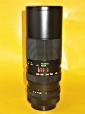 VIVITAR ZOOM LENS FD -100 - 300mm  f1::5 CLOSE FOCUS