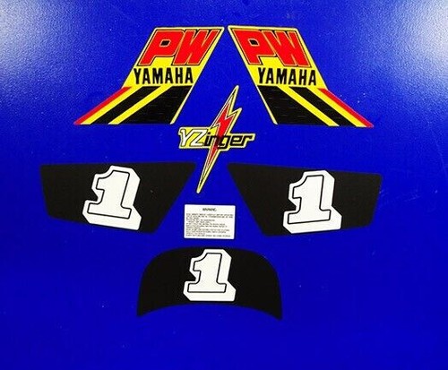 1984 yamaha pw50 7pc - pw50, graphics