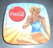 COLLECTION COCA-COLA SOUCOUPE RAMASSE-MONNAIE VIDE-POCHE PUBLICITAIRE 15x15cm