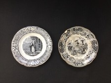 Lot de 2 assiettes parlantes