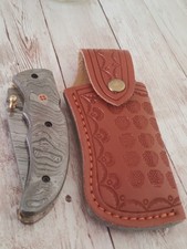 couteau damas forgé main