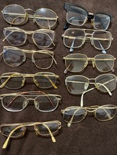 Lunettes vintage plaque or - lunettes,