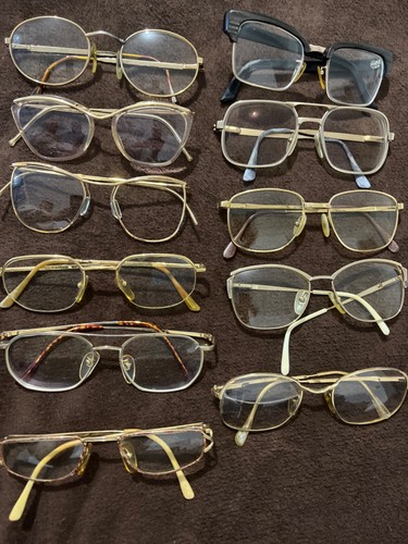 Lunettes vintage plaque - 12,