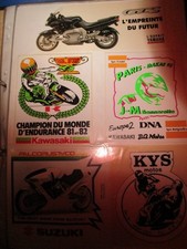 5 AUTOCOLLANTS MOTO BOL D'OR