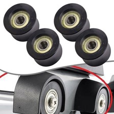 Lot de 4 roues guidage siège vélo d'appartement et rameur remplacement