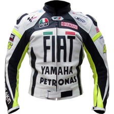 YAMAHA COURSES MOTO CUIR VESTE