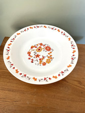 Plat arcopal flore vintage - plat,