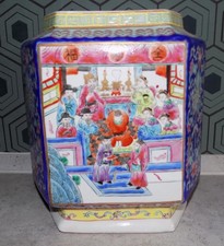 ANCIEN POT A GINGEMBRE CERAMIQUE CHINOISE FIN XIXeme