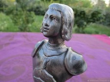 Buste sculpteur ancien Jeanne