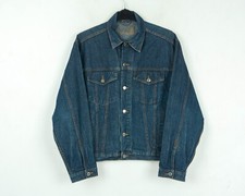 Veste En Jean Pour Homme Bleu