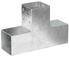 70 X 70 MM Connecteur Pôle Simplement Zingué Barre de Chaussures Poutre en Bois