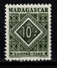 MADAGASCAR  1947 Y&T timbre