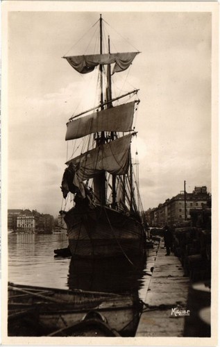 Cpa marseille voilier dans - cpa, un