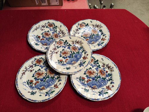 Assiettes plate faience - 5, en