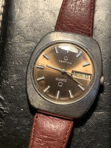 Montre certina quartz vintage - certina,