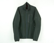 MAMMUT Gore Windstopper Veste Homme L Noire À Zip Complet Softshell Randonnée