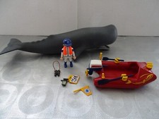 Playmobil explorateur + bateau