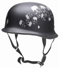 Redbike RK305 Taille L Casque Demi-Coque Moto Biker Casque Casque En Acier Crâne