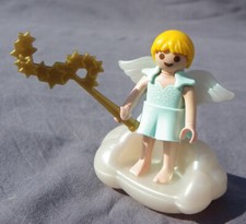 PLAYMOBIL ANGE bleu sur nuage
