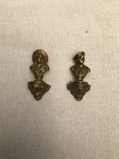 Gerlach 2 Bustes Muraux Miniatures Rares Maison De Poupée Ancienne