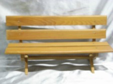 ANCIEN BANC EN BOIS MAISON DE POUPEE MOBILIER MINIATURE TOY DOLL