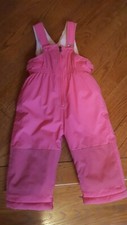 kids snow bib pink 18 months