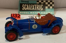 SLOT CAR SCX TRIANG SCALEXTRIC C-65 ALFA ROMEO 8C #5 BLEU FONCÉ