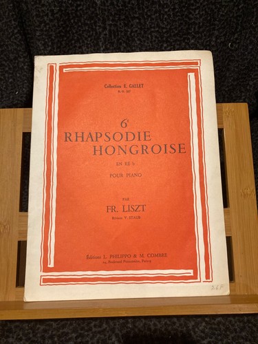 Franz liszt rhapsodie - liszt, 6e