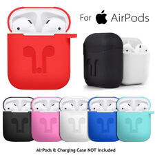 For Apple AirPods Silicone Protective Case Cover Skin case+