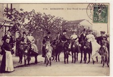 CPA 92 Env. Meudon Clamart Le Plessis- ROBINSON Une Noce en promenade à Anes1914