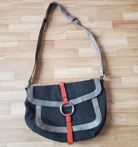 Sac bandoulière mix toile - sac,