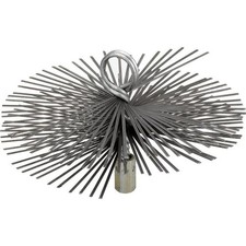 Hérisson ramonage acier rond ° 150 mm avec anneau embout F12 ramonage SCID