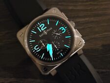 Montre Chronographe Automatique Bell Ross BR01-94 No Rolex Omega Breitling Heuer