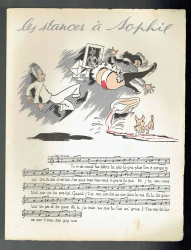 Curiosa partition chanson - partition,